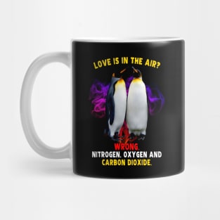 Funny And Cute Valentines Day Penguin Meme For Valentine Lover Mug